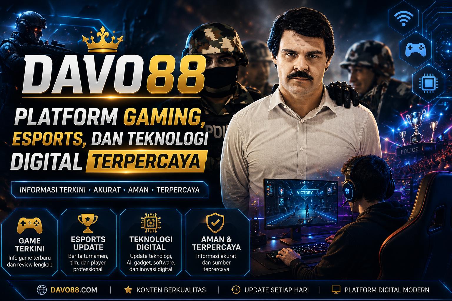 DAVO88 | Platform Gaming, Esports, dan Teknologi Digital Terpercaya by Hey siriusly